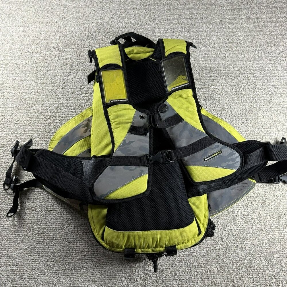 Icon Moto Squad II Mil Spec Padded Motorcycle Backpack Green Black - Picture 2 of 8